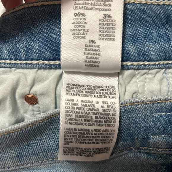 MOTHER Sky Blue Cropped Jeans - Picture 8 of 10